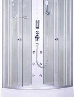Sanotechnik Komplettdusche Komplettduschkabine, BxT: 90x90 cm, Sicherheitsglas, Maße: 90x90x205cm