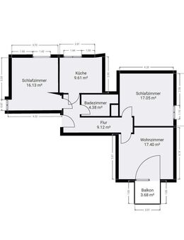 Renovierte 3 Zimmer Whg. in Bordesholm - Bordesholm