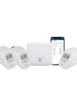 Homematic IP Heizkörperthermostat Bundle Starter Set Heizen mit 3x Heizkörperthermostat Basic, Access Point Homematic IP Heizkörperthermostat