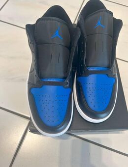Air Jordan 1 low Schwarz/Blau NEU - Rastatt