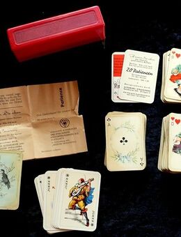 Altes, dekoratives ASS Patience Spiel in Originalbox - Niederfischbach
