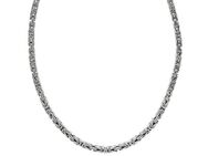 Zeeme Collierkettchen Silber 925 poliert Königskette 4mm breit