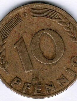 10 Pfennig Bank Deutscher Länder 1949 D - Sinsheim Zentrum