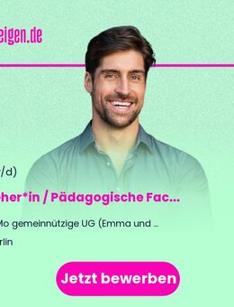 Erzieher*in / Pädagogische Fachkraft (m/w/d) - Berlin
