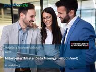 Mitarbeiter Master Data Management (m/w/d) - Heidelberg