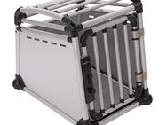 Nomad Tales Spirit Hundebox Aluminium - Größe L: B 67,5 x T 92 x H 68 cm