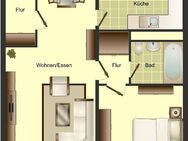 Demnächst frei! 2-Zimmer-Wohnung in Ratingen West - Ratingen