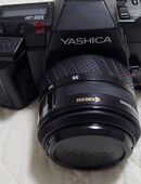 Yashica AF 200 Digitalkamera mit Objektiv und Blitzlicht Set mit Tasche in 40589