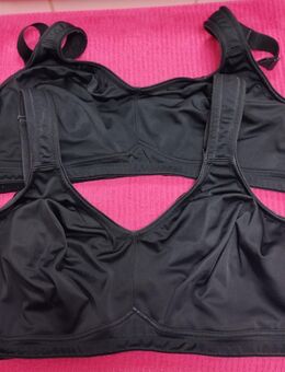 Ulla Popken 2 BHs schwarz 110C ohne Bügel - Kerken