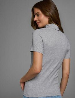 Flashlights Rollkragenshirt figurbetont, Basic-Stil, Rollkragen, aus 100% Baumwolle, elastisch