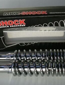 Twin-Shock / 1 Paar MKX-Shock Stossdämpfer / Federbeine / chrom - Eschershausen