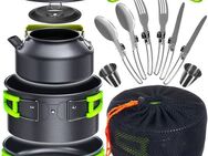 18-teiliges faltbares Camping-Kochset XL – deine mobile Küche für jedes Abenteuer Set 24524 - Wuppertal