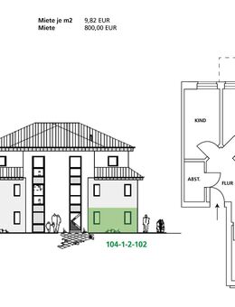 Moderne 3-Zimmer-Wohnung in Dissen a.T.W - Dissen (Teutoburger Wald)
