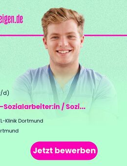 Dipl.-Sozialarbeiter:in / Sozialarbeiter:in für die Allgemeine Psychiatrie I - Dortmund