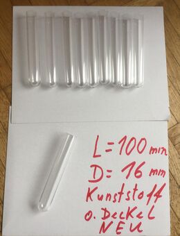 Zentrifugenröhrchen - Reagenzröhrchen - Plastikröhrchen > 55 Stück - Emsdetten
