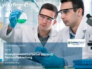 Produktionsmitarbeiter (m/w/d) Feststoffabteilung - Emmerthal