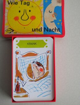 Noris-Spiel Nr. 238-Kartenspiel-Wie Tag und Nacht,34 Blatt,Alt - Linnich