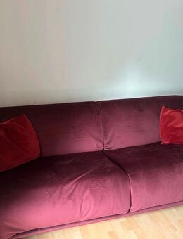 Ausziehbares Schlafsofa aus Samt - München Moosach