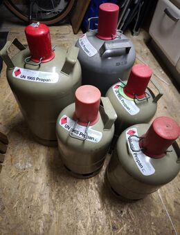 5 Propan Gasflaschen - Rottweil