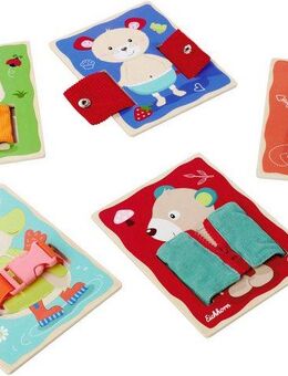 Eichhorn Lernspielzeug Lernbretter Textil (Set, 4-St)
