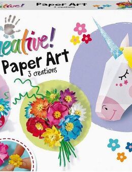 Ravensburger Kreativset Paper Art Unicorn, Made in Europe