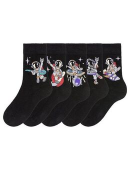 H.I.S Socken (Packung, 5-Paar) mit Astronaut-Motiven