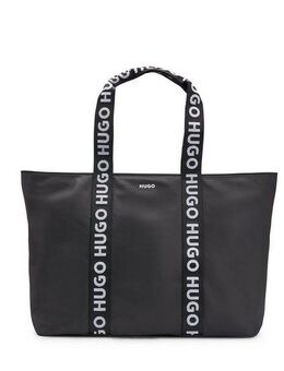 HUGO Shopper Bel Tote, Schultertasche, Einkaufstasche, Henkeltasche mit zwei Tragegriffen