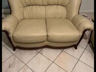 2 teilige Ledersofa beige - Hattingen