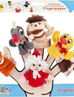 Heunec® Fingerpuppe Sandmann Fingerpuppen 6er-Set (Set, 6-tlg)