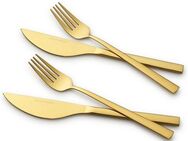ECHTWERK Besteck-Set Angelini (4-tlg), 2 Personen, Chromnickelstahl 18/10, für Pizza, Quiche, Flammkuchen