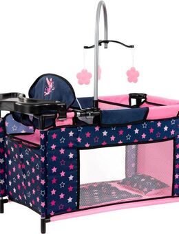 Bayer Puppenbett Multibett, mit integriertem Hochstuhl, Wickelablage und Mobile