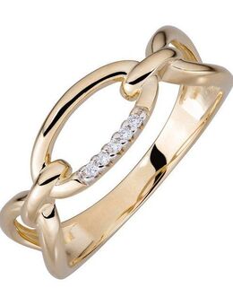 Orolino Fingerring Gold 585 mit 5x Brillant 0,025ct.