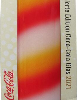 Coca Cola & Mc Donalds - Edition 2021 - 50 Jahre - Buntes Glas - 0,3 l. - Doberschütz