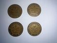 4 x 10 Pfennig "D / F / G und J" Kursmünzen Bank Deutscher Länder von 1949 in 64839
