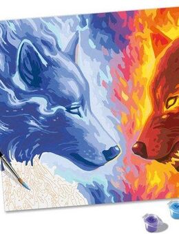 Ravensburger Malen nach Zahlen CreArt, Fire & Ice, Made in Europe