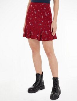 Tommy Jeans Minirock TJW FLORAL TIERED MINI SKIRT Webrock mit Blumenprint