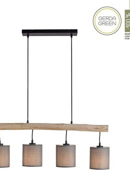 JUST LIGHT Pendelleuchte GREEN TRIB, ohne Leuchtmittel