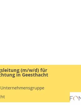 Einrichtungsleitung (m/w/d) für Pflegeeinrichtung in Geesthacht - Geesthacht