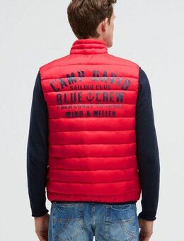 CAMP DAVID Steppweste mit elastischem Saumabschluss