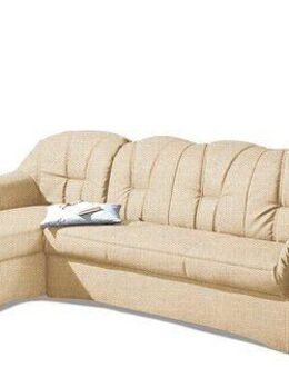 DOMO collection Ecksofa Papenburg, zeitlose Rückensteppung, elegante Formensprache, L-Form, in großer Farbvielfalt, wahlweise mit Bettfunktion