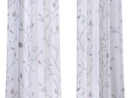 Kutti Vorhang Bonnie, Ösen (1 St), halbtransparent, Gardine, halbtransparent, bedruckt, Polyester