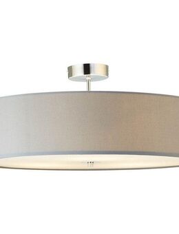 Brilliant Deckenleuchte Andria, ohne Leuchtmittel, mit Stoffschirm, 26,5 cm Höhe, Ø 60 cm, E27, Metall/Textil