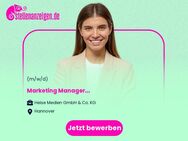 Marketing Manager (m/w/d) - Hannover