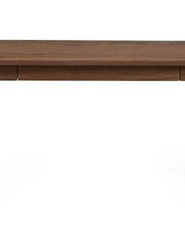 Woodman Schreibtisch Bau, edles Holzfurnier aus Nussbaum, Breite 140 cm