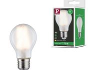 Paulmann LED-Leuchtmittel Eco-Line Filament 230V LED Birne E27 1er-Set 1055lm 5W 3000K Matt, E27, 1 St., Warmweiß