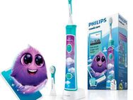 Philips Sonicare Elektrische Kinderzahnbürste HX6322/04, Aufsteckbürsten: 2 St., inkl. 8 Aufkleber