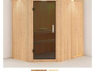 Karibu Sauna Swantje, BxTxH: 165 x 210 x 202 cm, 68 mm, (Set) ohne Ofen