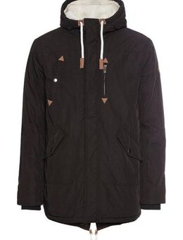 Bruno Banani Winterjacke modischer Stil, taillierte Passform, mit Kapuze, mit Kordelzügen