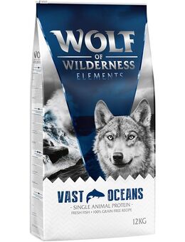 Wolf of Wilderness Adult "Blue River" Lachs - getreidefrei - 12kg Fisch Sensitiv ("Vast Oceans" Herring)