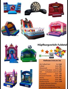 Hüpfburg Fußballdart mieten leihen, Kindergeburtstag, Party, Event, Hochzeit - Fuldatal